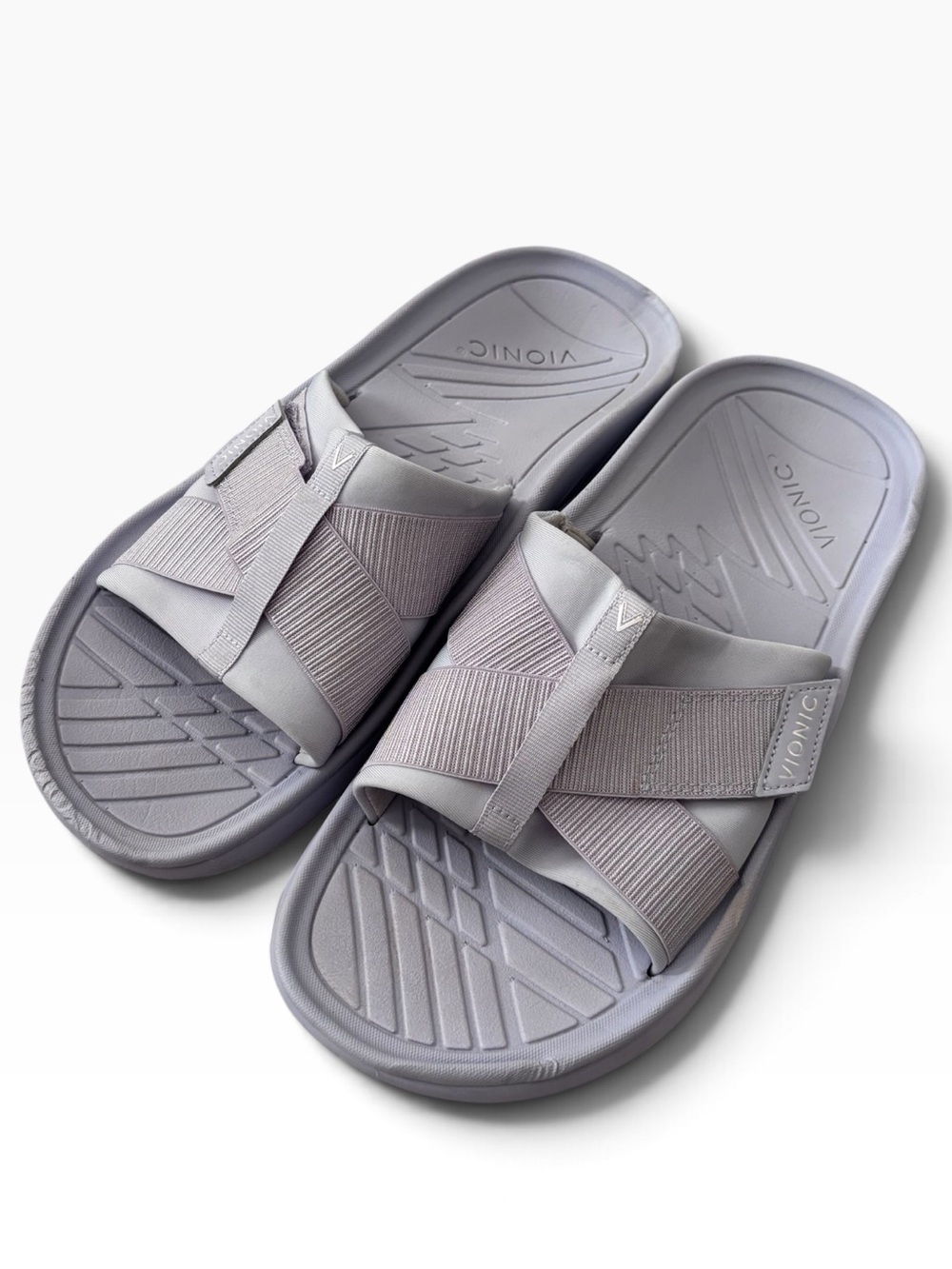 Vionic Rebound Recovery Slide Sandals Lavender women’s size 10 men’s size 8.5